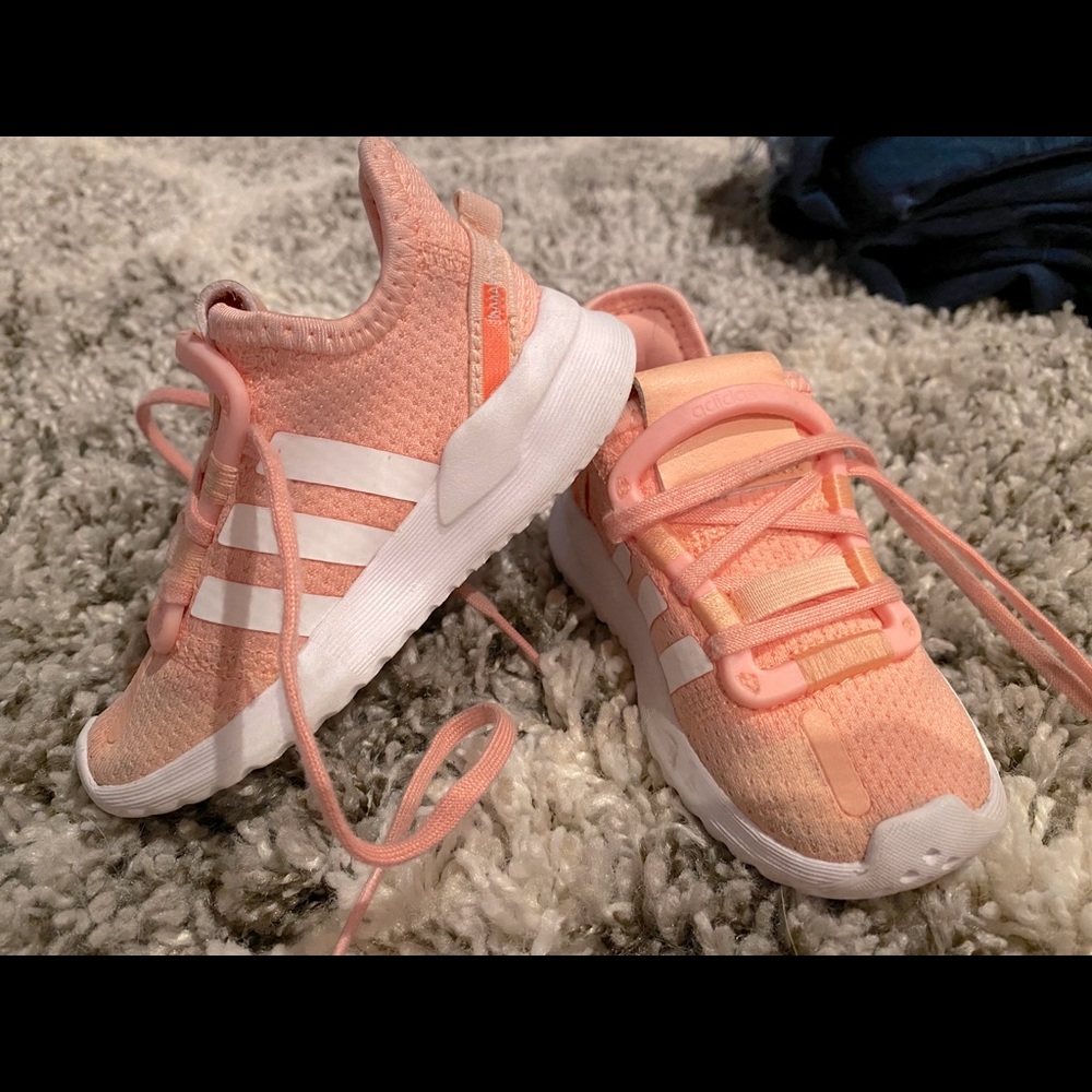 Toddler Pink Adidas Athletic Shoes